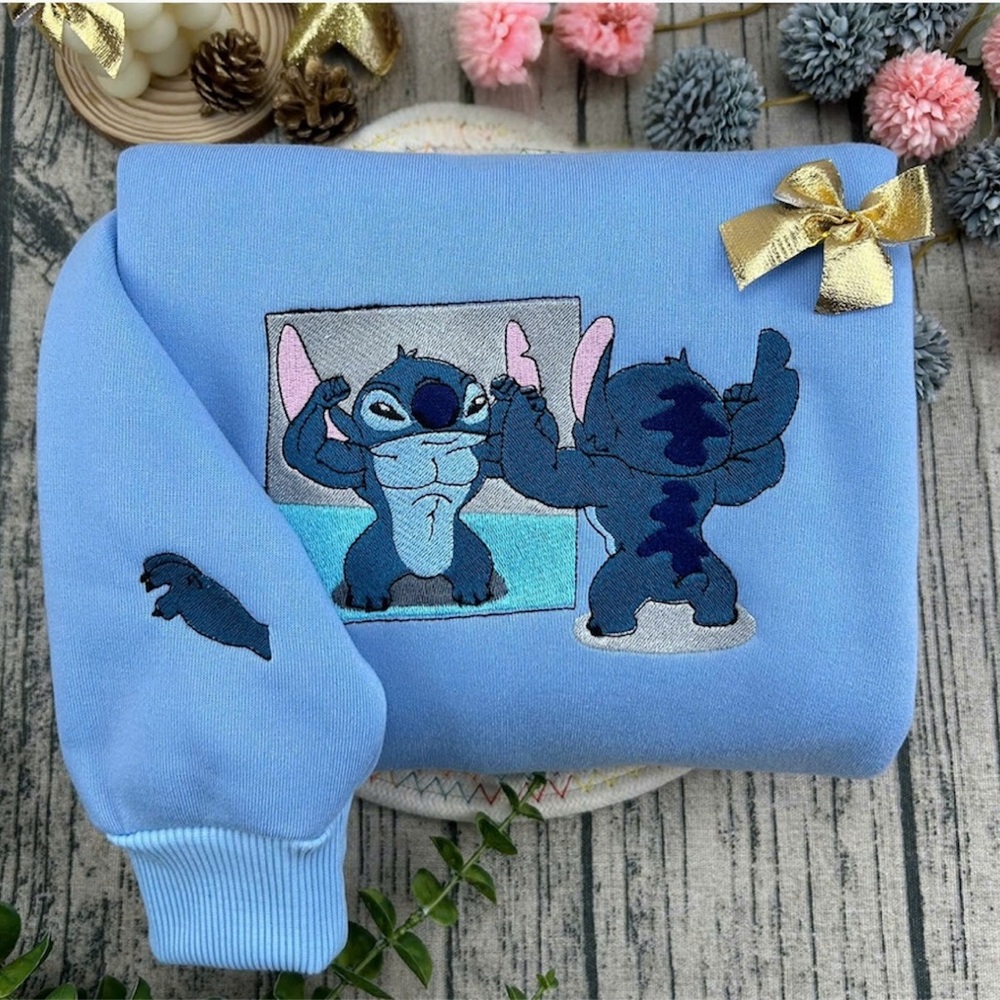 Stitch Sweatshirt Embroidered